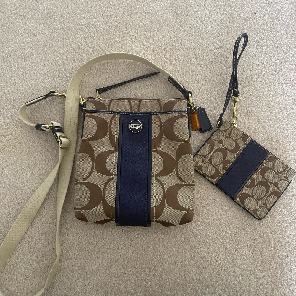 Coach Purse & Wallet Set